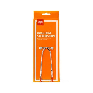 Medline Dual-Head Stethoscopes - Dual-Head Stethoscope, Orange - MDS926210