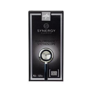 Medline Synergy Dual-Frequency Stethoscopes - Synergy Dual-Frequency Stethoscope, Black - MDS926501