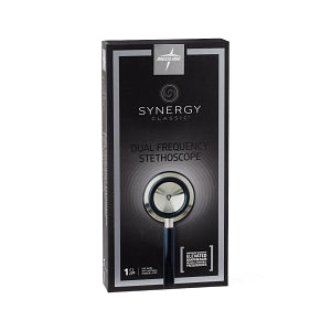 Medline Synergy Dual-Frequency Stethoscopes - Synergy Dual-Frequency Stethoscope, Black - MDS926501