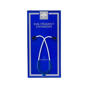 Medline Synergy Dual-Frequency Stethoscopes - Synergy Dual-Frequency Stethoscope, Blue - MDS926502