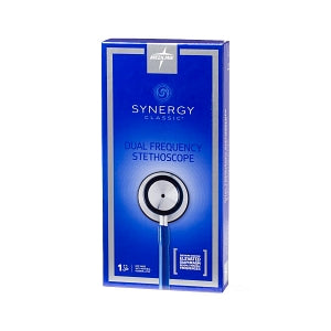 Medline Synergy Dual-Frequency Stethoscopes - Synergy Dual-Frequency Stethoscope, Blue - MDS926502