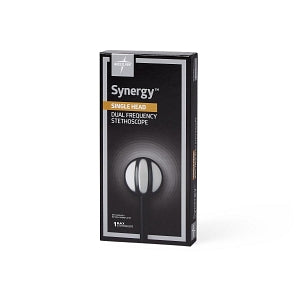 Medline Synergy Single Head Stethoscope - Synergy Single-Head Stethoscope, Black - MDS926601