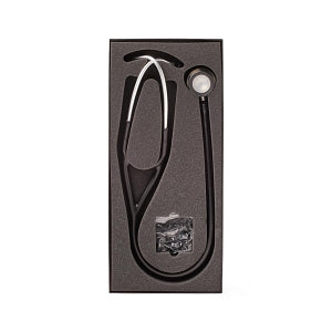 Medline Synergy Cardiology Dual Frequency Stethoscope - Synergy Cardiology Stethoscope, Black - MDS926801