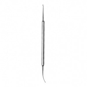 Medline Varady -Style Phlebectomy Extractors - 7" (17.8 cm) Double-Ended Varaday Phlebectomy Extractor with 1.8 mm Medium Crochet Style Hook and 1.7 mm Spatula - MDS9283003