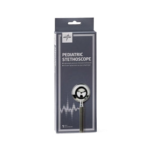 Medline Pediatric Stethoscopes - Dual-Head Pediatric Stethoscope, Gray - MDS9557