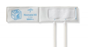 Medline Vinyl Double-Tube Neonatal BP Cuffs with Luer Connector - Disposable Vinyl Double-Tube Blood Pressure Cuff with Luer Connector, Neonatal #2 - MDS9752V