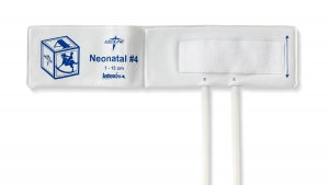 Medline Vinyl Double-Tube Neonatal BP Cuffs with Luer Connector - Disposable Vinyl Double-Tube Blood Pressure Cuff with Luer Connector, Neonatal #4 - MDS9754V