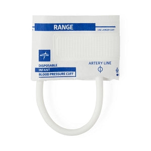 Medline Single-Tube Blood Pressure Cuffs with Male Marquette Connector - Disposable 1-Tube Blood Pressure Cuff with Male Marquette Connector, Infant - MDS9910MQML