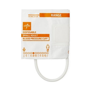 Medline Single-Tube Blood Pressure Cuffs with Marquette Connector - Disposable Single-Tube Blood Pressure Cuff with Marquette Connector, Small Adult - MDS9912MQ