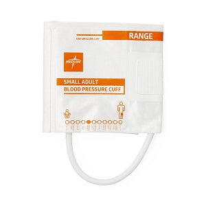 Medline Single-Tube Blood Pressure Cuffs with Slip Luer Connector - Disposable Single-Tube Blood Pressure Cuff with Slip Luer Connector, Small Adult - MDS9912SL