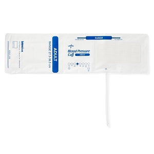 Medline Single-Tube Blood Pressure Cuffs with Bayonet Connector - Disposable Single-Tube Blood Pressure Cuff with Bayonet Connector, Adult Long - MDS9913HPLCS