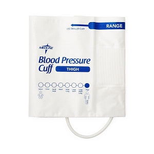 Medline Single-Tube Blood Pressure Cuffs with Marquette Connector - Disposable Single-Tube Blood Pressure Cuff with Marquette Connector, Thigh - MDS9915MQ