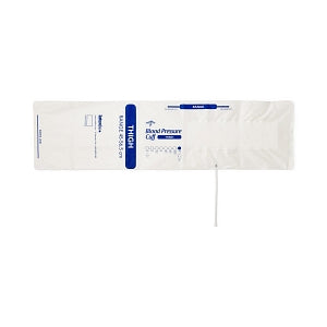 Medline Single-Tube Blood Pressure Cuffs with Marquette Connector - Disposable Single-Tube Blood Pressure Cuff with Marquette Connector, Thigh - MDS9915MQ