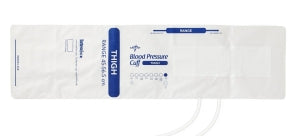 Medline Double-Tube Blood Pressure Cuffs with Marquette Connector - Disposable 2-Tube Blood Pressure Cuff with Marquette Connector, Thigh - MDS9925MQ