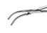 Medline Zeppelin Curved Clamps - Zeppelin Angled Hysterectomy Clamp, Curved, 9-1/2" - MDS9930626