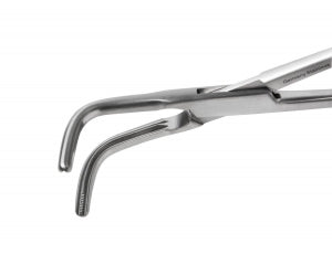 Medline Zeppelin Angled Clamps - Zeppelin Angled Hysterectomy Clamp, 12" - MDS9930730