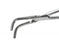 Medline Zeppelin Angled Clamps - Zeppelin Angled Hysterectomy Clamp, 14" - MDS9930735