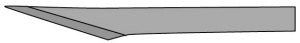 Medline Arthroscopy Knives - KNIFE, ARTH, TRIANGLE HNDL, BAY BLADE, 9.5" - MDS9999915