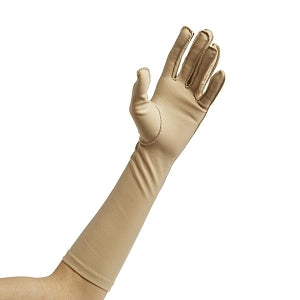 Safariland LLC Forearm-Length Full-Finger Edema Glove - GLOVE, EDEMA, 14" FOREARM, LFT, TAN - 1011065