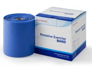 Sanctuary Health Exercise Bands - Exercise Bands, Blue, Level 4, 50 yd. Rolls - SHXBL1B