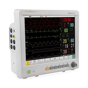 Edan Instruments, Inc Edan iM80 Patient Monitors - iM80 Touchscreen Patient Vitals Monitor with ECG, Blood Pressure, SpO2, Temperature, Printer - IM80.S.P