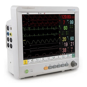 Edan Instruments, Inc Edan iM80 Patient Monitors - iM80 Touchscreen Patient Vitals Monitor with ECG, Blood Pressure, SpO2, Temperature - IM80.S