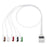 Medline Disposable ECG Leadwires - LEADWIRE, DISP, 5-LEAD, PINCH, PHIL INTE - MDSLWP502