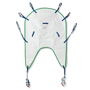 Medline Disposable U-Shaped Patient Slings - Disposable U-Shaped Patient Sling with Head Support, 700 lb. Capacity, Medium - MDSMDHS2