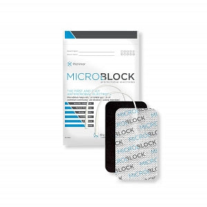 Rich-Mar MicroBlock Antimicrobial Cloth Electrodes - MicroBlock Antimicrobial Cloth Electrodes, 3" x 5" Rectangle - 400-852-MIC