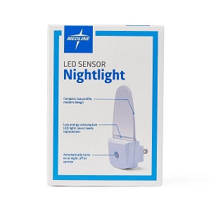 Medline White LED Night Light - White LED Night Light - MDSNIGHTLT