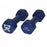 Fabrication Enterprises Inc CanDo Vinyl-coated Iron Dumbbells - Vinyl-Coated Iron Dumbbell, 5 lb., Navy Blue, Pair - 10-0554-2