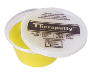 Fabrication Enterprises Inc Theraputty Standard Exercise Putty - Theraputty for Handgrip, Yellow, Extra Soft, 2 oz. - 10-0900