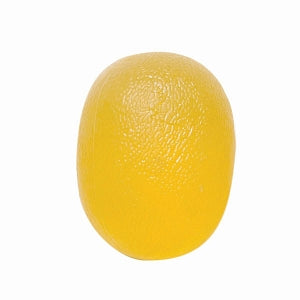 Fabrication Enterprises CanDo Gel Ball Hand Exercisers - HAND BALL, OVAL, GEL, SQUEEZE, YELLOW, LVL2 - 10-1891