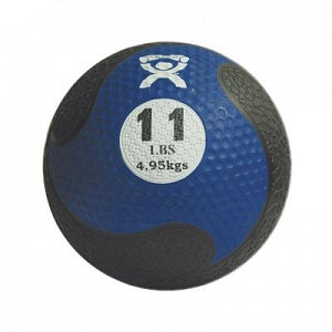 Fabrication Enterprises CanDo Firm Medicine Balls - Blue 11-lb. 9" dia. Firm Rubber Medicine Ball - 10-3144