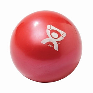 Fabrication Enterprises CanDo Handheld Weight Balls - WEIGHTED BALL, 5", RED, 3.3LB - 10-3162