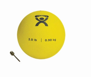 Fabrication Enterprises CanDo Soft Pliable Medicine Balls - MEDICINE BALL, PLIABLE, 2 LB, YELLOW - 10-3171