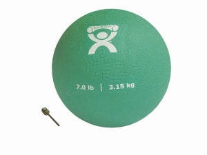 Fabrication Enterprises CanDo Soft Pliable Medicine Balls - MEDICINE BALL, PLIABLE, 7 LB, GREEN - 10-3173