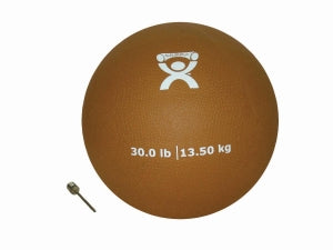 Fabrication Enterprises CanDo Soft Pliable Medicine Balls - MEDICINE BALL, PLIABLE, 30 LB, GOLD - 10-3178