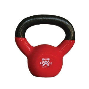 Fabrication Enterprises CanDo Kettleballs - KETTLEBELL, 7.5LB, RED, CANDO - 10-3192