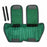 Fabrication Enterprises Adjustable Cuff Weights - 5 lb. Green Ankle Cuff Weights, 10" x 0.5" - 10-3331-1