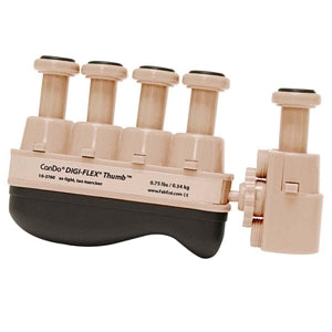 Fabrication Enterprises CanDo Digi-Flex Thumb Exercisers - EXERCISER, HAND / THUMB, DIGI-FLEX, TAN, LVL1 - 10-3760