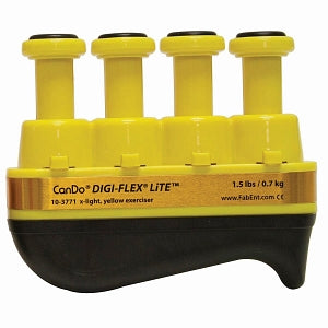 Fabrication Enterprises Inc CanDo DigiFlex Lite Hand Exercisers - EXERCISER, HAND, DIGI-FLEX LITE, YLW, LVL2 - 10-3771