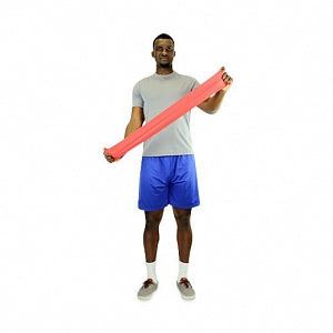 Fabrication Enterprises CanDo Preferred Colors Exercise Bands - CanDo Exercise Band, 6 yd., Red, Level 3 - 10-5212