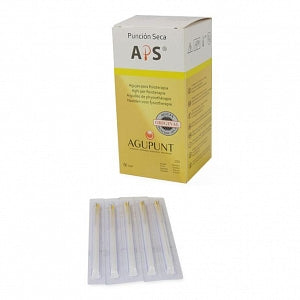 Fabrication Enterprises APS Dry Needles - APS Yellow 0.25 mm x 60 mm Needle for Dry Needling Treatments - 11-0335