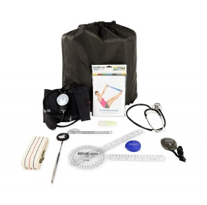 Fabrication Enterprises Physical Therapy Student Kits - Physical Therapy Standard Student Kit with Baseline Absolute+Axis Attachment, Buck Hammer, 60" Gait Belt, Stopwatch and PEP Pack - 12-0901