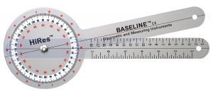 Fabrication Enterprises Baseline Plastic Goniometers - 360° Plastic Goniometer, 12" - 12-1000HR