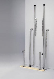 Fabrication Enterprises Wall-Mounted Parallel Bars - PARALLEL BARS, WALL MOUNT, 7' - 15-4010