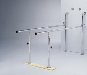 Fabrication Enterprises Wall-Mounted Parallel Bars - PARALLEL BARS, WALL MOUNT, 7' - 15-4010