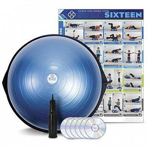 Fabrication Enterprises Bosu Balls - BOSU Pro Balance Trainer with 6 DVDs and Wall Chart - 30-1901