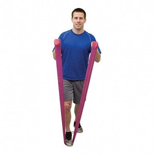 Fabrication Enterprises Premium Exercise Bands - Exercise Band, 25 yd., Plum, Extra Heavy - 10-6485PL2